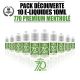 PACK 10 LIQUIDES 770 PREMIUM MENTHOL&Eacute;