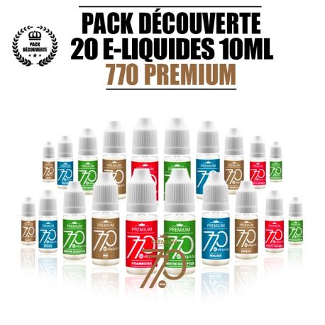 PACK 20 LIQUIDES 770 PREMIUM