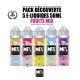 Pack FRUIT&Eacute; 5 E-liquides 50ml MIX