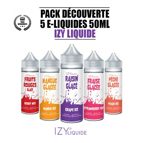 Pack FRUIT&Eacute; N&deg;1 E-liquide 50ML - IZY LIQUIDE