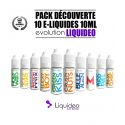 PACK LIQUIDEO D&Atilde;COUVERTE &Atilde;VOLUTION II 10ml
