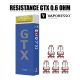 Pack 5 RÉSISTANCES GTX VAPORESSO