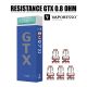 Pack 5 RÉSISTANCES GTX VAPORESSO