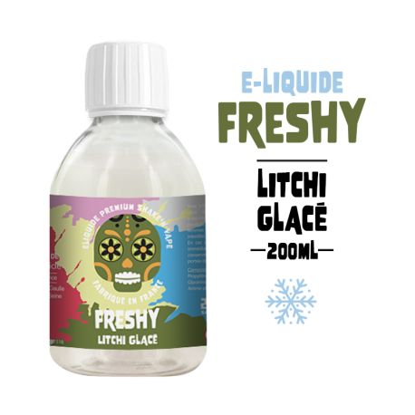 E-LIQUIDE FRESHY 200ml LITCHI GLAC&Eacute;