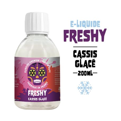 E-LIQUIDE FRESHY 200ml CASSIS GLAC&Eacute;