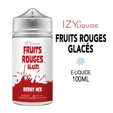 IZY LIQUIDE 100ml FRUITS ROUGES GLAC&Eacute;S