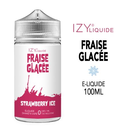 IZY LIQUIDE 100ml FRAISE GLAC&Eacute;E