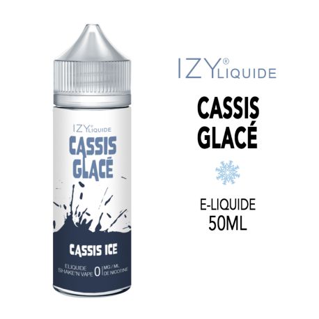 E-liquide 50ml CASSIS GLAC&Eacute; IZY LIQUIDE