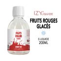 FRUITS ROUGES GLAC&Atilde;S IZY LIQUIDE 200ml