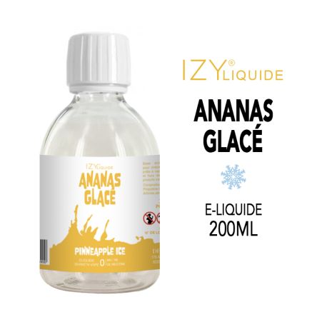 ANANAS GLACÉ IZY LIQUIDE 200ml