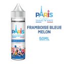 E-liquide PARIS 50ML FRAMBOISE BLEUE MELON