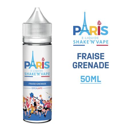 E-liquide PARIS 50ML FRAISE GRENADE