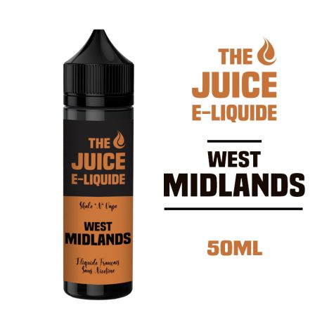 E-Liquide 50 ml WEST MIDLANDS - THE JUICE - Tabac Classic Blond