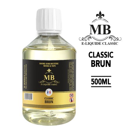 E-LIQUIDE MB 500ml CLASSIC BRUN