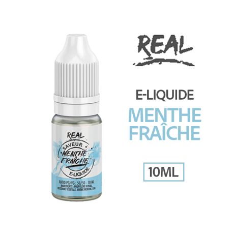 E-liquide MENTHE FRAÎCHE 10ml REAL