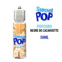 E-liquide POPCORN BEURRE DE CACAHUÈTE 50ML SWEET POP