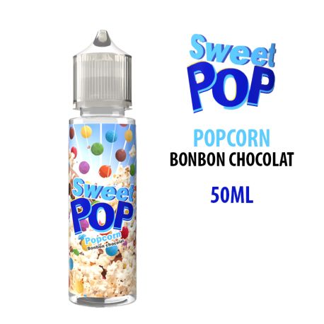 E-liquide POPCORN BONBON CHOCOLAT 50ML SWEET POP