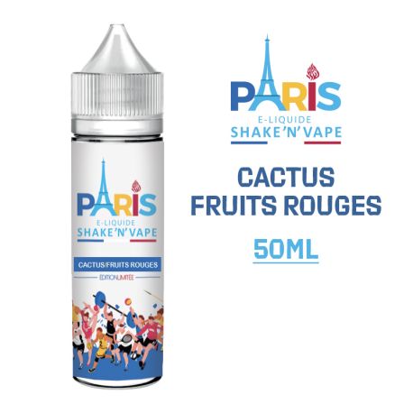 E-liquide PARIS 50ML CACTUS FRUITS ROUGES
