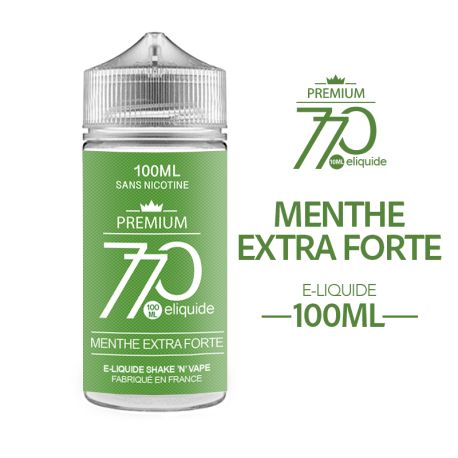 E-LIQUIDE 770 PREMIUM MENTHE EXTRA FORTE 100ml