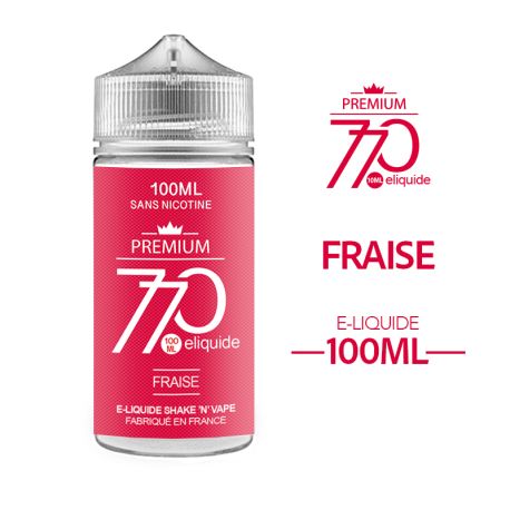 E-LIQUIDE 770 PREMIUM FRAISE 100ml