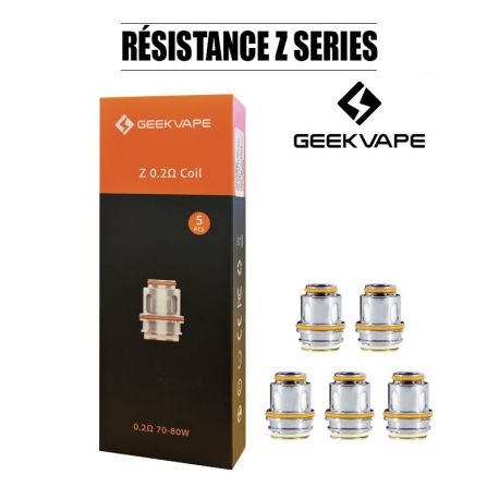 Pack 5 RÉSISTANCES Z Série GEEKVAPE