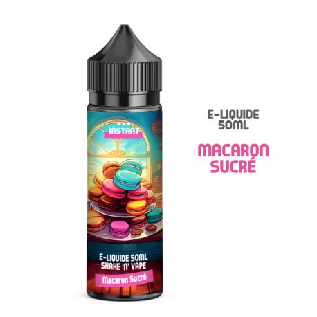 E-LIQUIDE MACARON SUCR&Eacute; 50ML