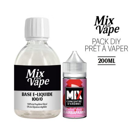PACK DIY 200ML BARBAPAMIX - MIX