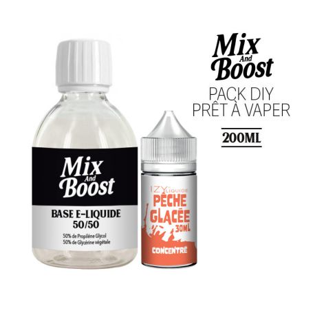 PACK DIY 200ML PECHE GLAC&Eacute; - IZY