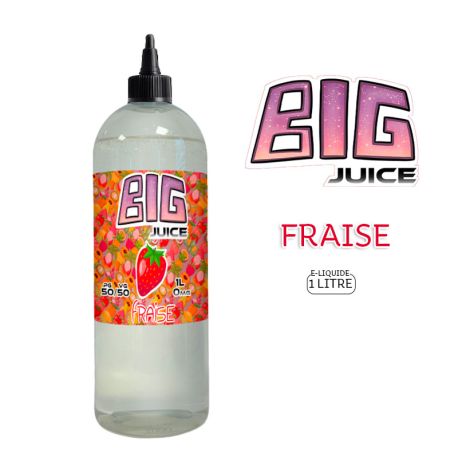 E-LIQUIDE FRAISE 1 LITRE - BIG JUICE