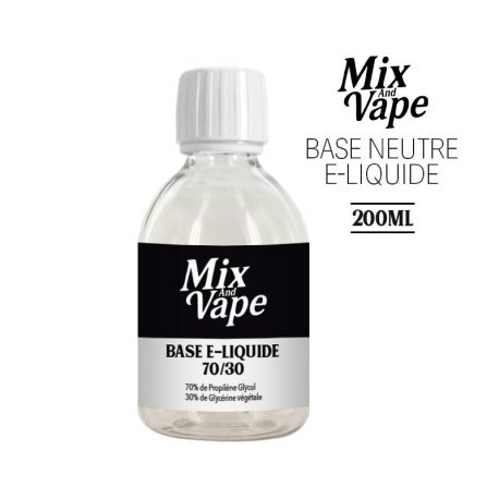 BASE E-LIQUIDE NEUTRE 200ML PG70/VG/30