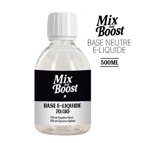 BASE E-LIQUIDE NEUTRE 500ML PG70/VG/30