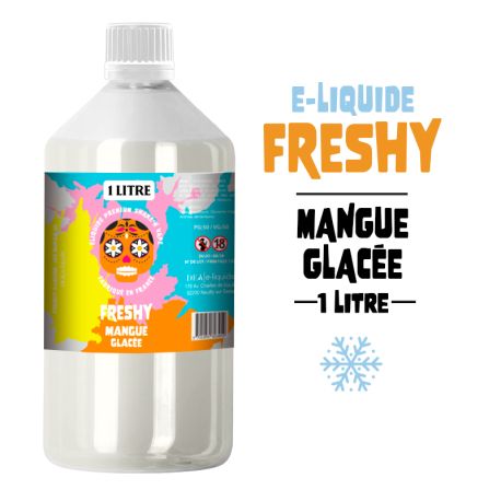 E-LIQUIDE MANGUE GLACÉE – FRESHY  1 LITRE 