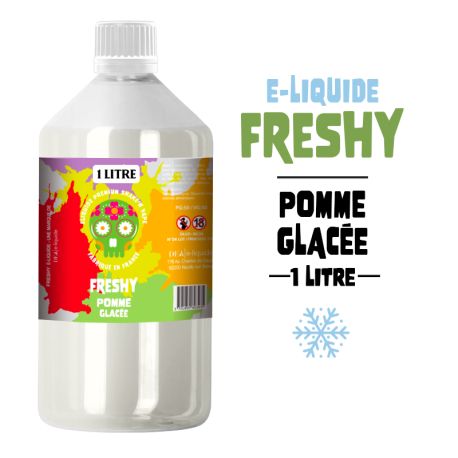 E-LIQUIDE POMME GLAC&Eacute;E &ndash; FRESHY 1 LITRE 
