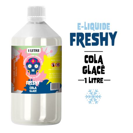 E-LIQUIDE COLA GLACÉ – FRESHY  1 LITRE 