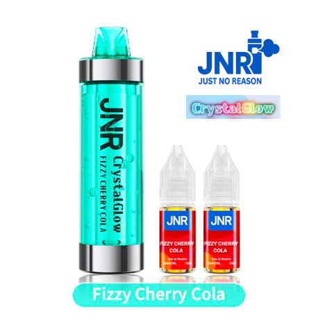 POD JNR RECHARGEABLE - CRYSTAL GLOW 33K - FIZZY CHERRY-COLA
