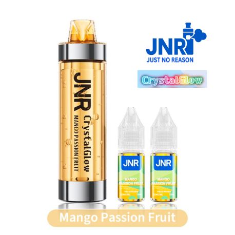 POD JNR RECHARGEABLE - CRYSTAL GLOW 33K - MANGO-PASSION FRUIT
