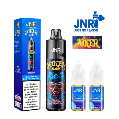 POD JNR RECHARGEABLE - JOKER 24K - BLUBERRY RED-RASPBERRY