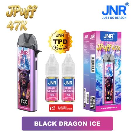 POD RECHARGEABLE - JPUFF 47K JNR - BLACK DRAGON ICE