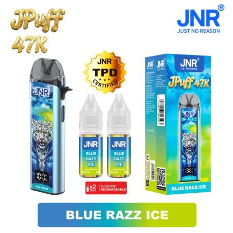 POD RECHARGEABLE - JPUFF 47K JNR - BLUE RAZ ICE