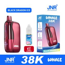 POD RECHARGEABLE - WHALE 38K JNR - BLACK DRAGON ICE
