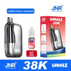 POD RECHARGEABLE - WHALE 38K JNR - CHERRY PEACH LEMONADE