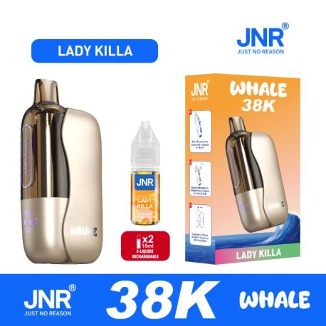 POD RECHARGEABLE - WHALE 38K JNR - LADY KILLA