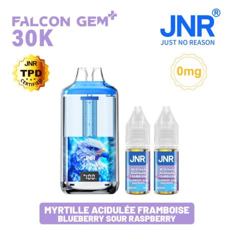 POD RECHARGEABLE - FALCON GEM 30K JNR - BLUEBERRY SOUR RASPBERRY