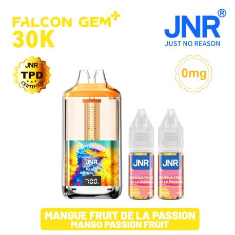 POD RECHARGEABLE - FALCON GEM 30K JNR - MANGO PASSION FRUIT