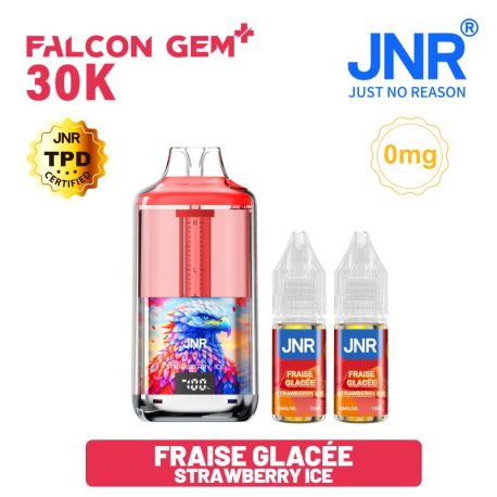 POD RECHARGEABLE - FALCON GEM 30K JNR - STRAWBERRY ICE