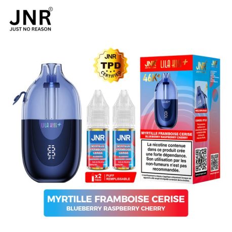 POD RECHARGEABLE - LILA KISS 46K JNR - BLUEBERRY RASPBERRY CHERRY