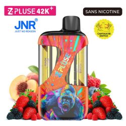POD ZPLUSE 42K - SANS NICOTINE - MIXED BERRIES + PEACH BERRY - JNR