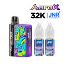 POD RECHARGEABLE - AEROX 32K - BLUEBERRY RED RASPBERRY - JNR