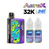 POD RECHARGEABLE - AEROX 32K - BLUEBERRY RED RASPBERRY - JNR