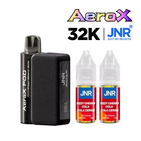POD RECHARGEABLE - AEROX 32K - FIZZY CHERRY COLA - JNR